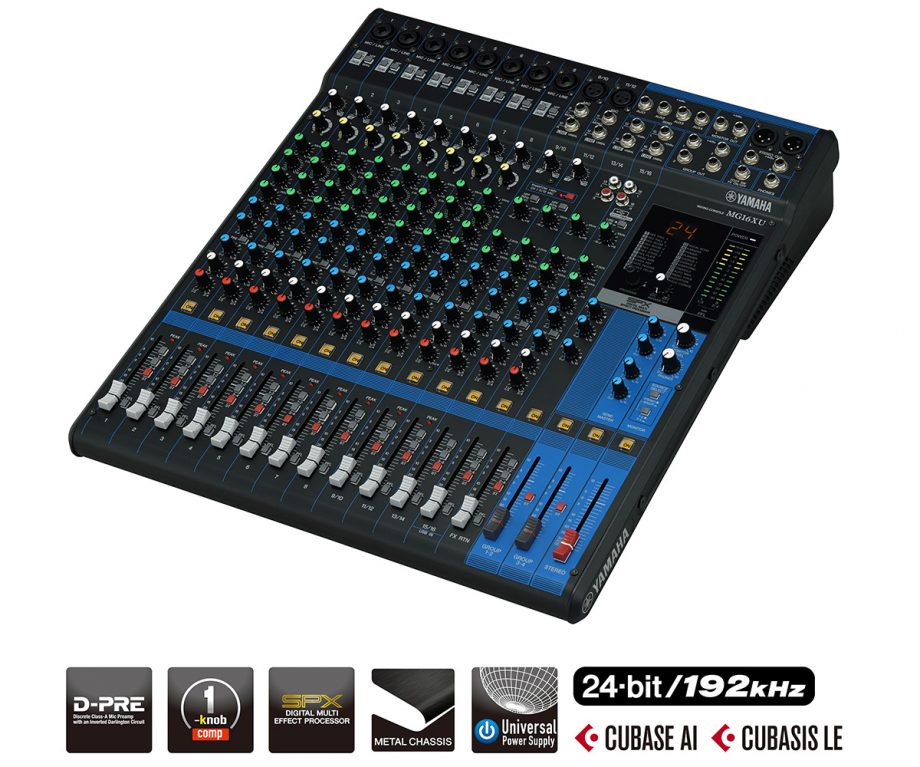 Yamaha MG 16XU mixer console