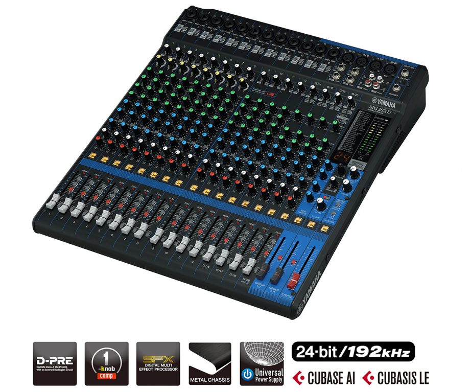Yamaha MG20XU mix console