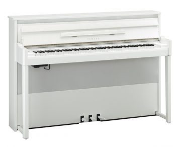 Yamaha AvantGrand NU1x weiss poliert seitlich