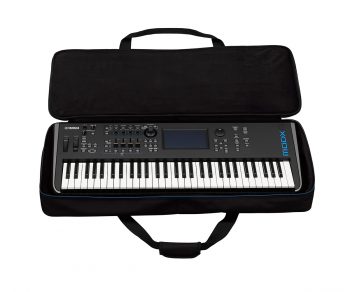 Yamaha SC MDODX6 Softcase Tasche schwarz geöffnet Synthesizer