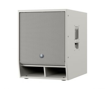 Yamaha Subwoofer aktiv DXS15SXLF DW weiß seitlich rechts
