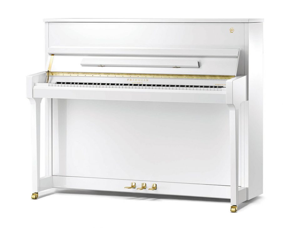 Fridolin Schimmel Piano F123 weiß poliert
