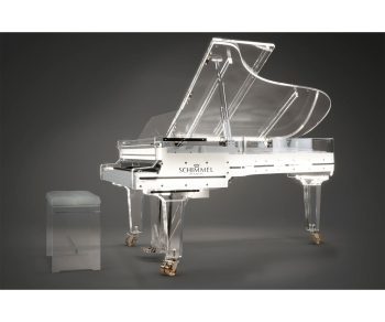 Schimmel Glasflügel Beleuchtet rechts