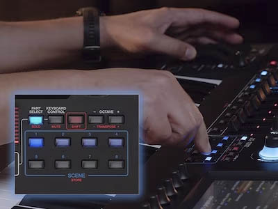 MM_control_feature_03 Yamaha Montage M SPEZIALISIERTE TASTATUR, PART- UND SZENEN-STEUEREUNG