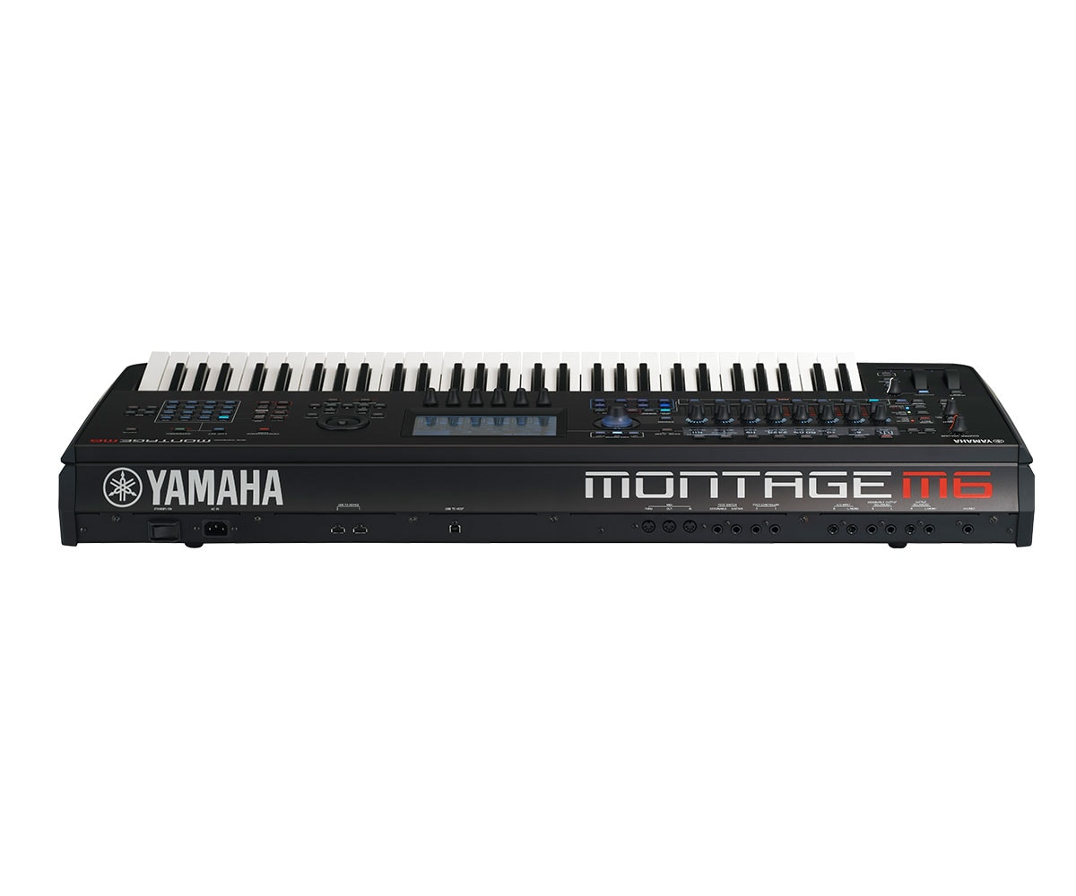 Yamaha Montage M6 - backside top