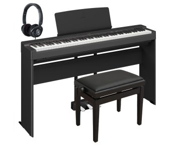 Yamaha P225Black Stagepiano SET mit Klavierhocker und Kopfhörer