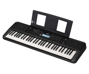 Yamaha P-E383 Portable Keyboard side