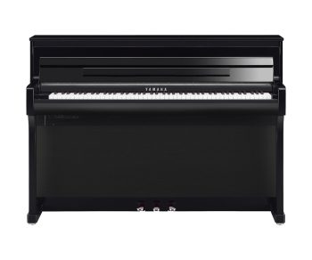 Yamaha Clavinova CLP-885PE Front schwarz poliert