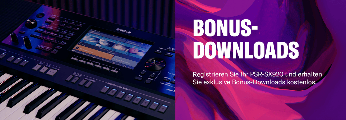 Content 12_PSR-SX920_DE Yamaha PSR-SX920 Bonus Downloads