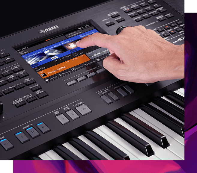 Content 9_PSR-SX720_DE Yamaha PSR-SX720 Touchscreen