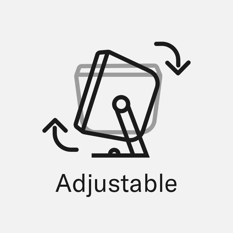 stagepas100-icon-Adjustable Symbol Winkel einstellbar
