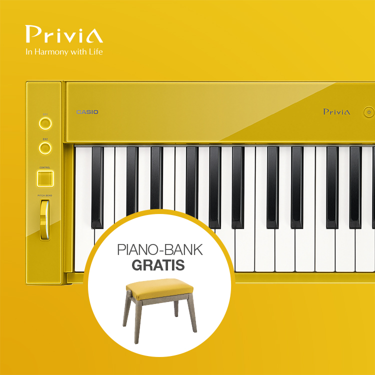 Color Up Your Music Life Casio Privia PX-S7000 mit Gratis Klavierbank