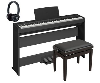 Yamaha P145BT Superset mit Klavierbank Stand Pedale und Kopfhörer
