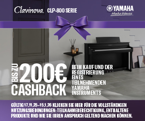 Mehr als ein Geschenk Yamaha CLP Cashback Mehr als ein Geschenk